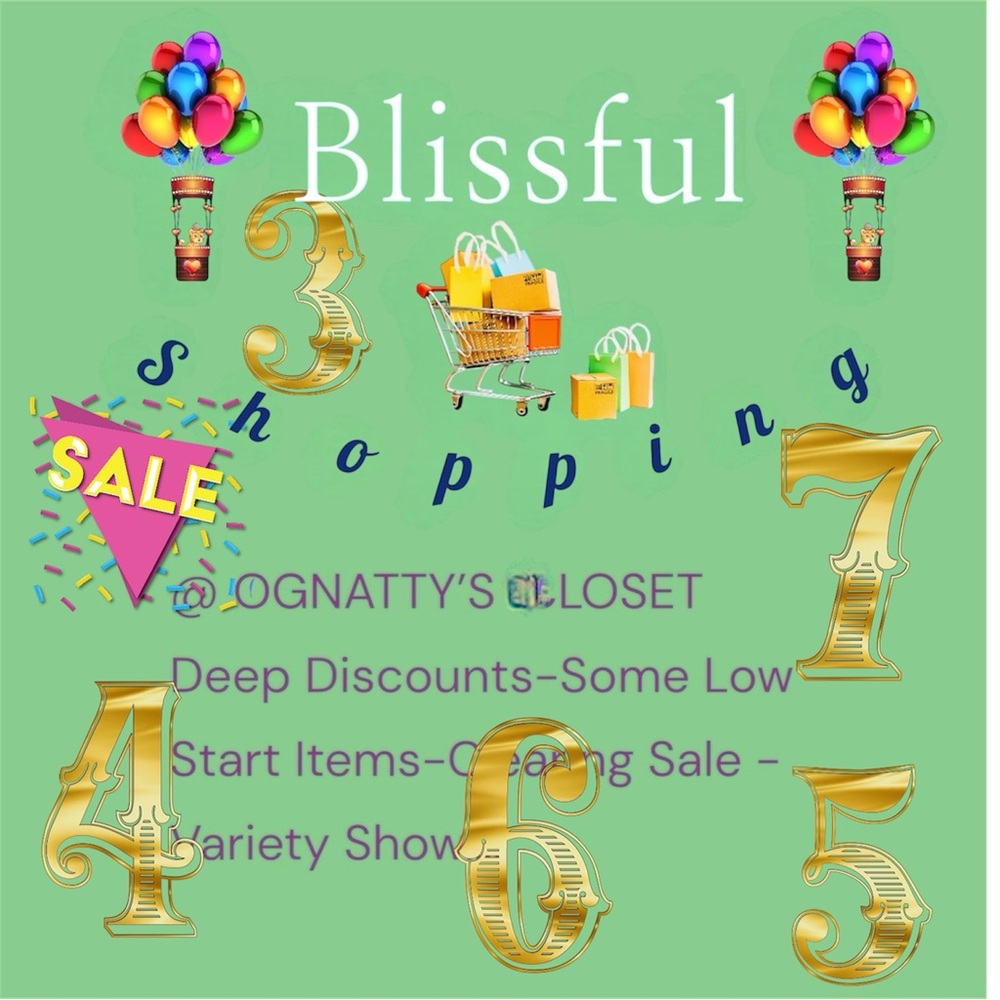 Hi Posh Friends-Live Show-Pop-Ups 
Deep Discounts
$3-$4-$5-$6-$7 Clearance 🛍️